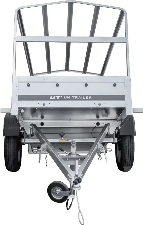Tieflader Pkw Anhänger Garden Trailer 200 KIPP 200×106 cm 750 kg [mit Hochspriegel, Hochplane und Stützrad] - Image 3